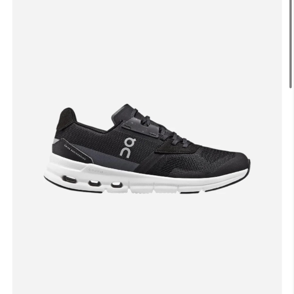 On Running Cloudrift Women’s Size 7 Athletic Black and White Shoes